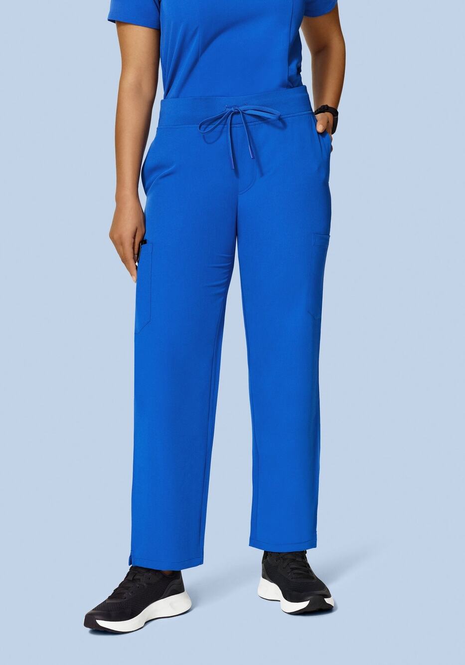 Mandala 9 Pocket Cargo Pants in Royal Blue - M